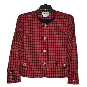 John Meyer of Norwich Vintage Plaid Blazer